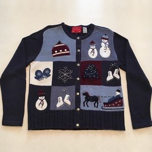HOLIDAY CHRISTMAS CARDIGAN SWEATER